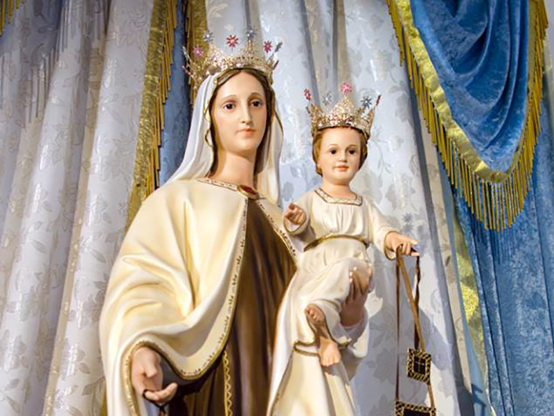 La Madonna del Carmine a Rignano Garganico (Foto: Antonio Gaggiano).